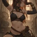 Arte hentai ilustración increíble de Ninja Forms 3 generado por IA