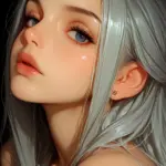 Arte hentai ilustración increíble de Olivia Casta Tetas Desnudas Cosplay generado por IA