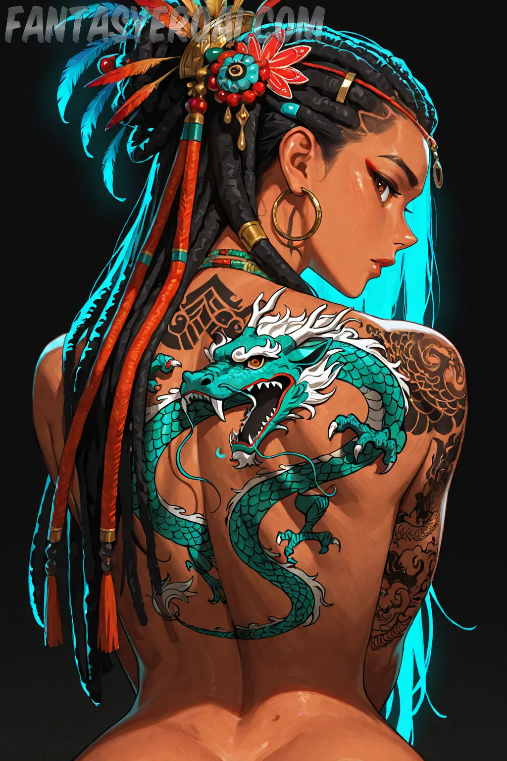 Arte hentai ilustración increíble de One Piece Anime Opening Shonen Isekai Ecchi generado por IA