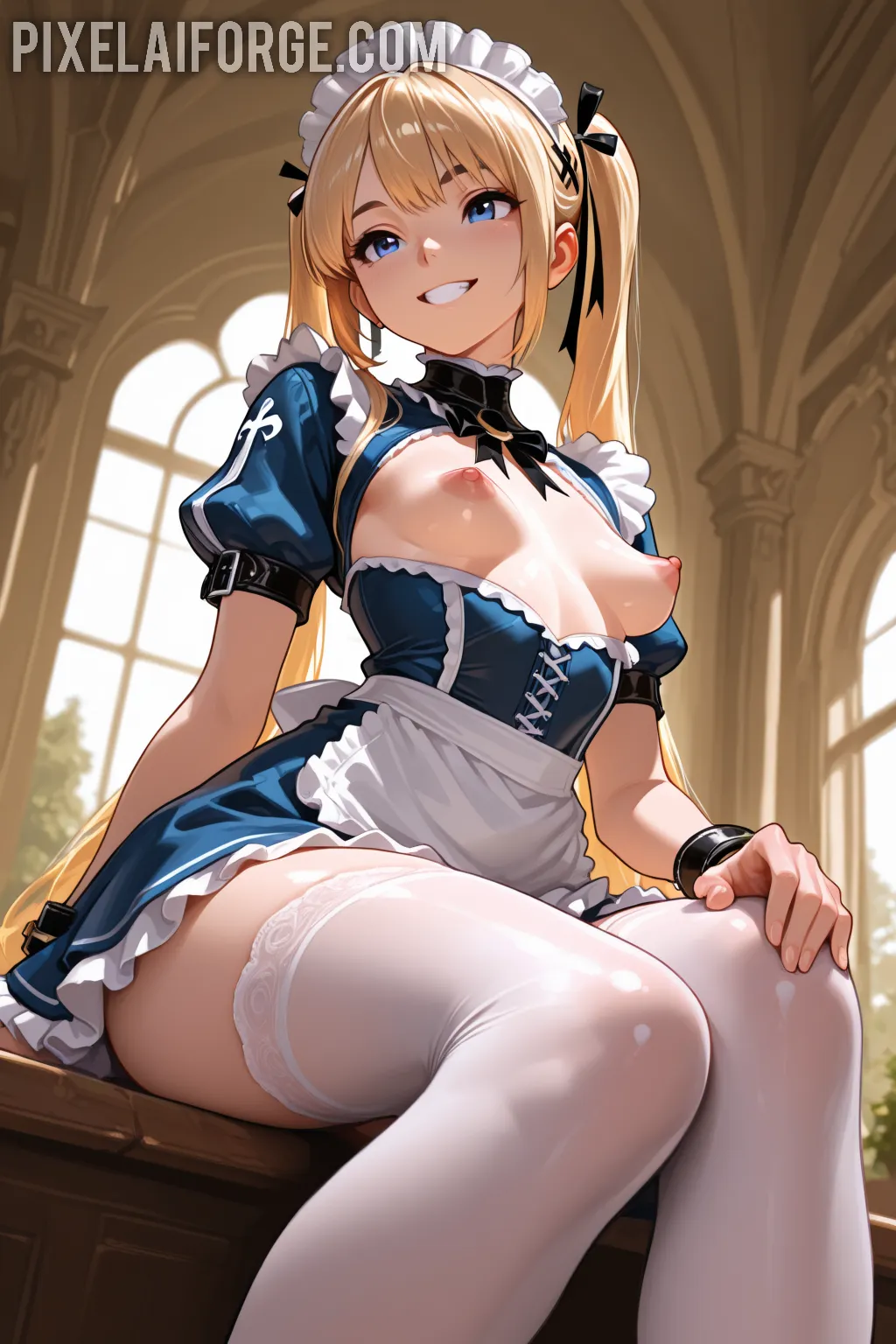 Arte hentai ilustración increíble de One Piece Best Anime Blue Box Bara Anime Ero generado por IA