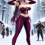 Arte hentai ilustración increíble de One Piece Dandadan Anime Games Cowboy Bebop Neon Genesis Evangelion generado por IA