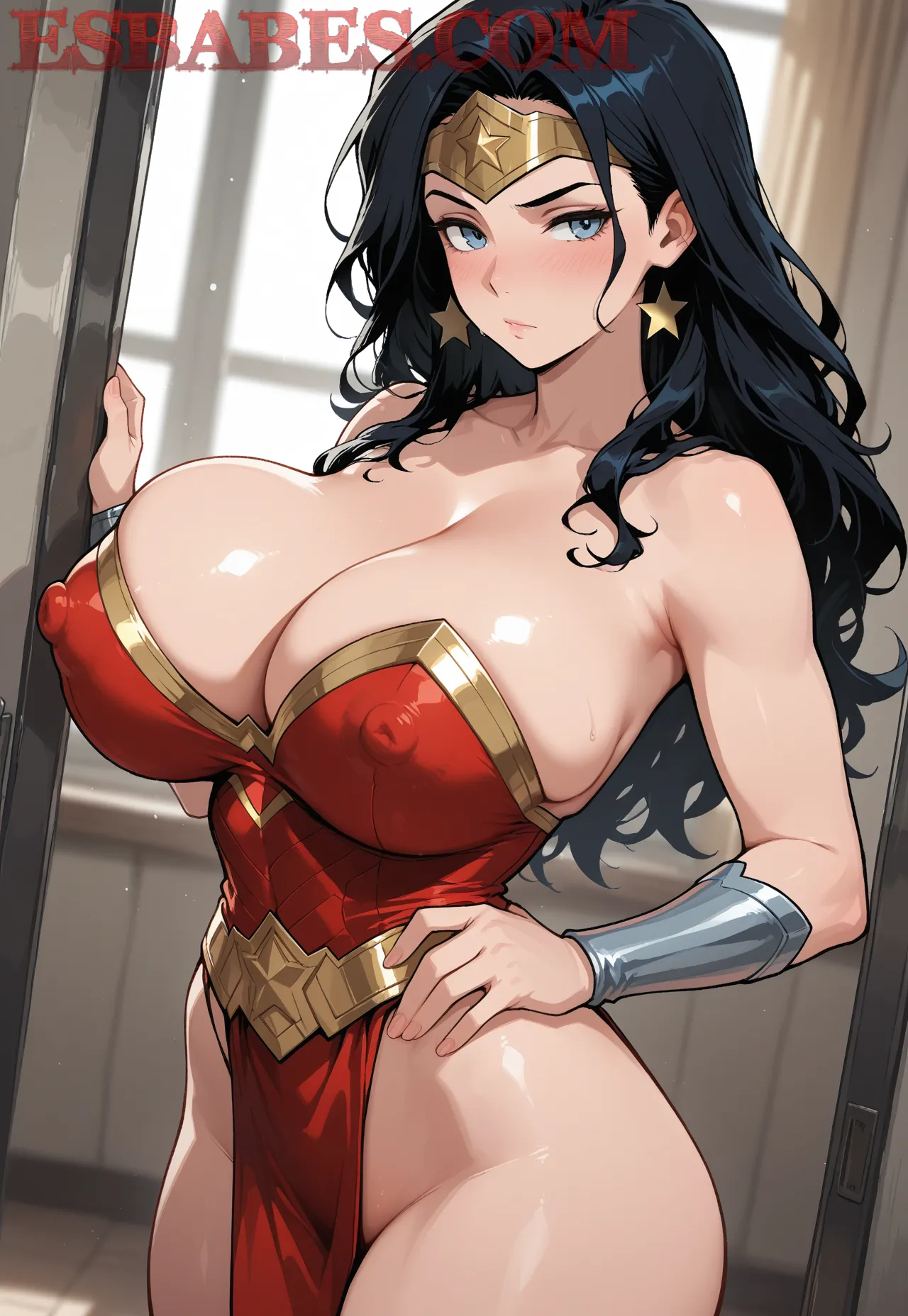 Arte hentai ilustración increíble de One Piece Kawaii Tsundere Ero Maid generado por IA