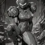 Arte hentai ilustración increíble de One Piece Lazarus Anime Dubbed Goku Bara generado por IA