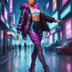 Arte hentai ilustración increíble de One Piece Mashle Anime Season Yuri Moe generado por IA