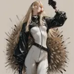 Arte hentai ilustración increíble de One Piece Mashle Anime Wallpaper Yuri Kemonomimi generado por IA