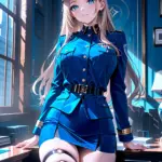 Arte hentai ilustración increíble de One Piece Naruto Blue Box Netflix Anime Shoujo Ai generado por IA