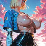 Arte hentai ilustración increíble de One Piece Naruto Gojo Satoru Neon Genesis Evangelion Funimation generado por IA