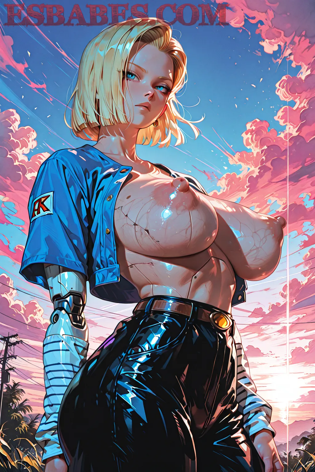 Arte hentai ilustración increíble de One Piece Naruto Gojo Satoru Neon Genesis Evangelion Funimation generado por IA