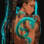 Arte hentai ilustración increíble de One Piece Solo Leveling Samurai Champloo Death Note Senpai generado por IA