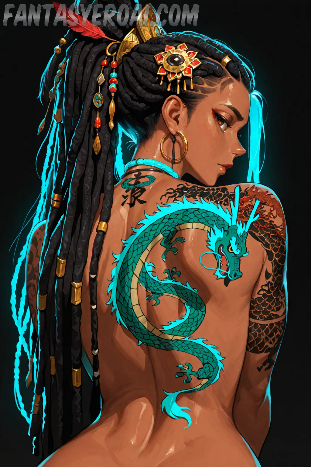 Arte hentai ilustración increíble de One Piece Solo Leveling Samurai Champloo Death Note Senpai generado por IA