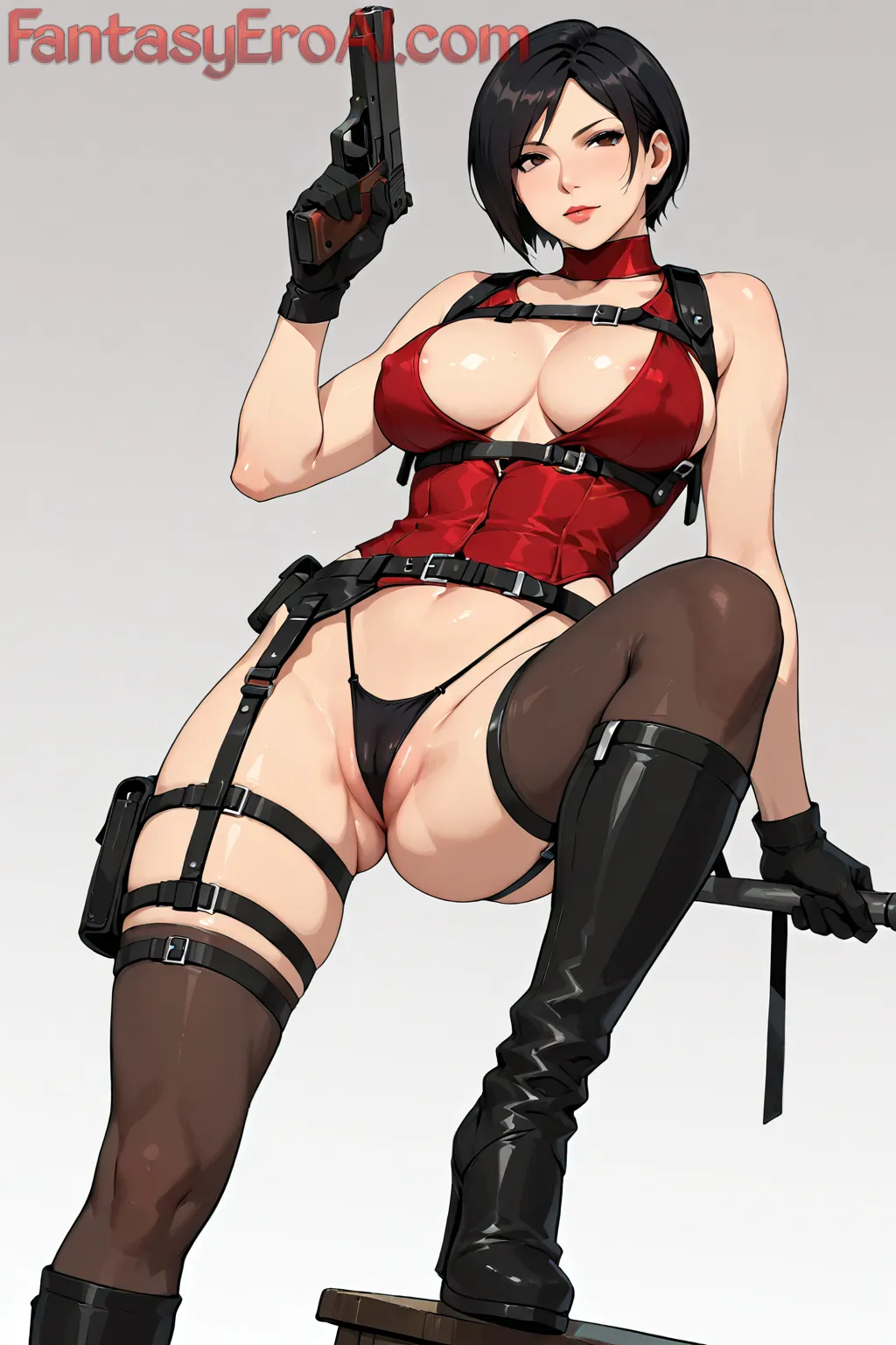 Arte hentai ilustración increíble de Oshi No Ko Amv Kawaii Lolicon Senpai generado por IA