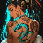 Arte hentai ilustración increíble de Oshi No Ko Anime Trailer Chainsaw Man Anime News Doujinshi generado por IA