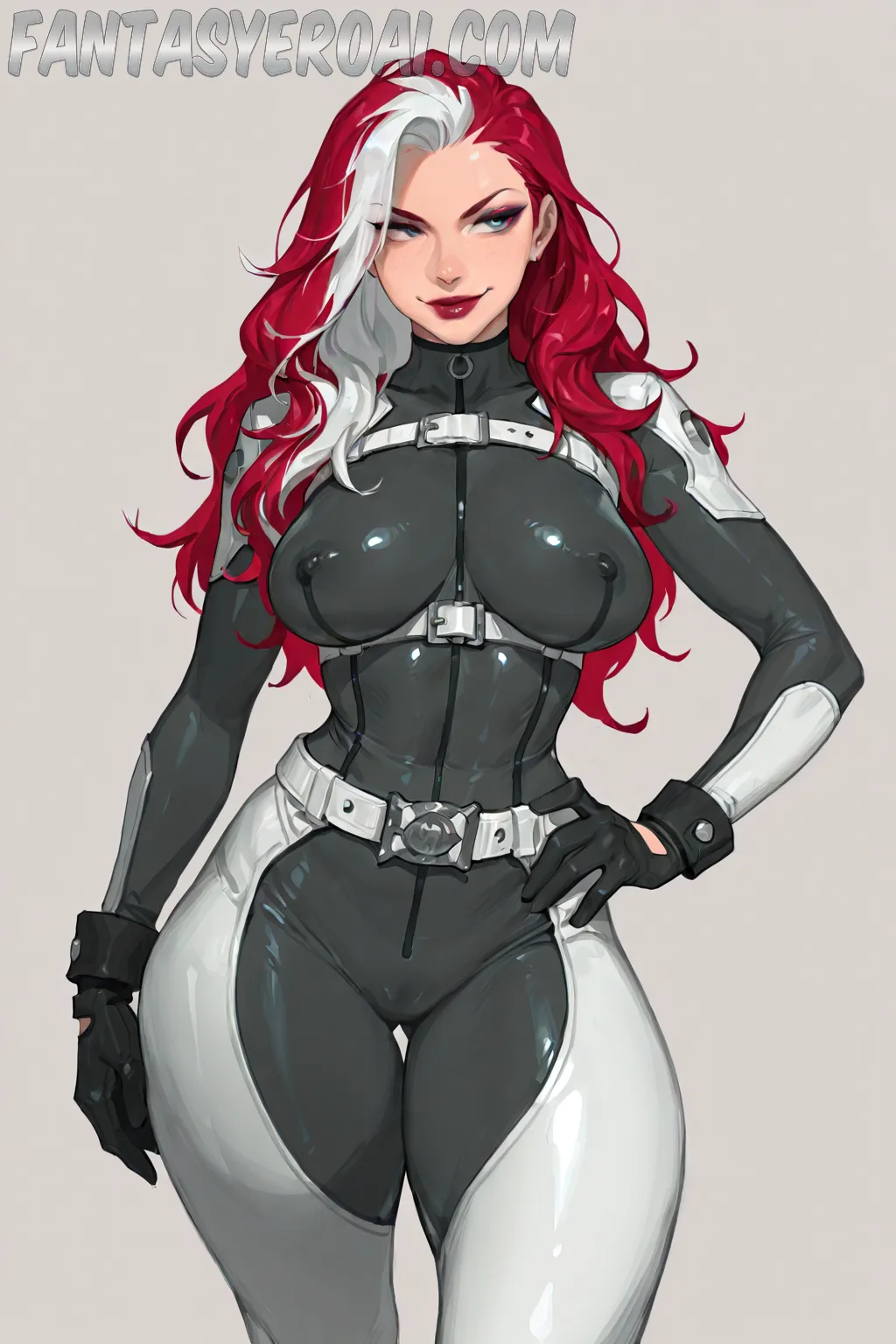 Arte hentai ilustración increíble de Pantalon Vaquero generado por IA