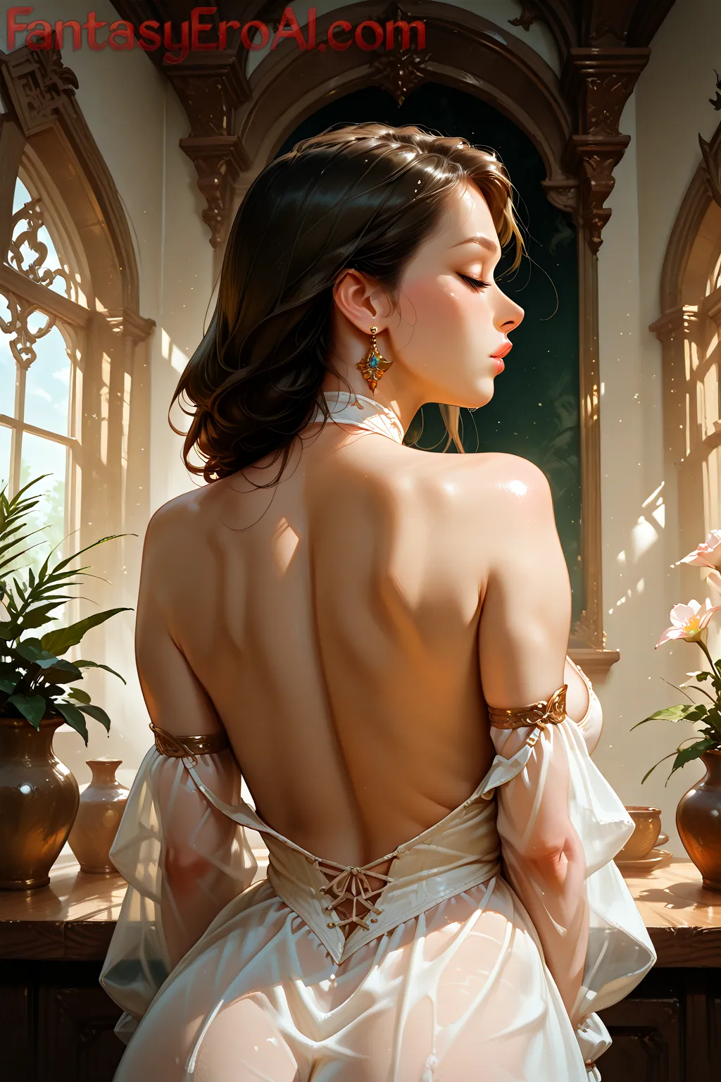 Arte hentai ilustración increíble de Para Los Amantes De Las Tetas Desnudas Parte Cuatro generado por IA