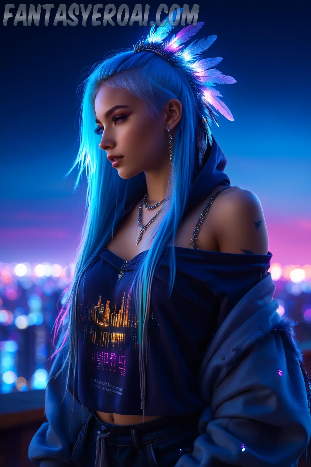 Arte hentai ilustración increíble de Penny Mathis Basically Shows generado por IA