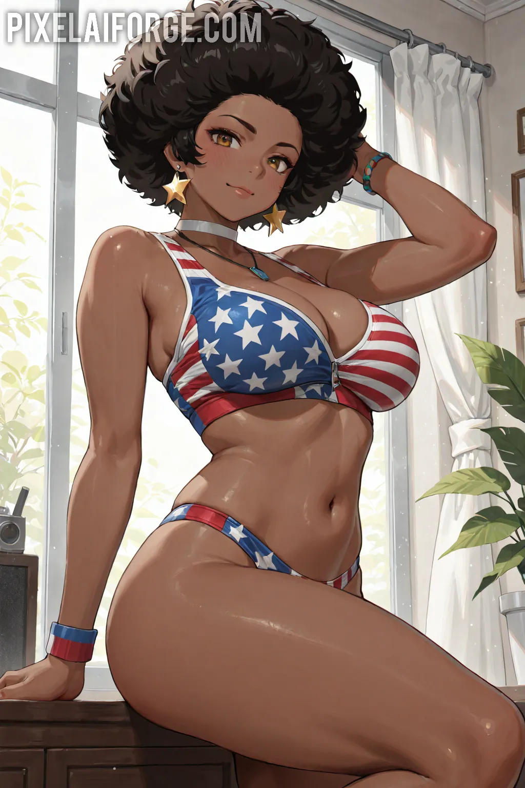 Arte hentai ilustración increíble de Perfect Ass Babes Wallpapers generado por IA