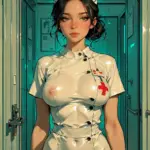 Arte hentai ilustración increíble de Perfect Teen Ass generado por IA