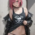 Arte hentai ilustración increíble de Petite Thai Girl generado por IA