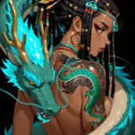 Arte hentai ilustración increíble de Piercing Como Atributo generado por IA