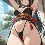 Arte hentai ilustración increíble de Playas Nudista 2 generado por IA