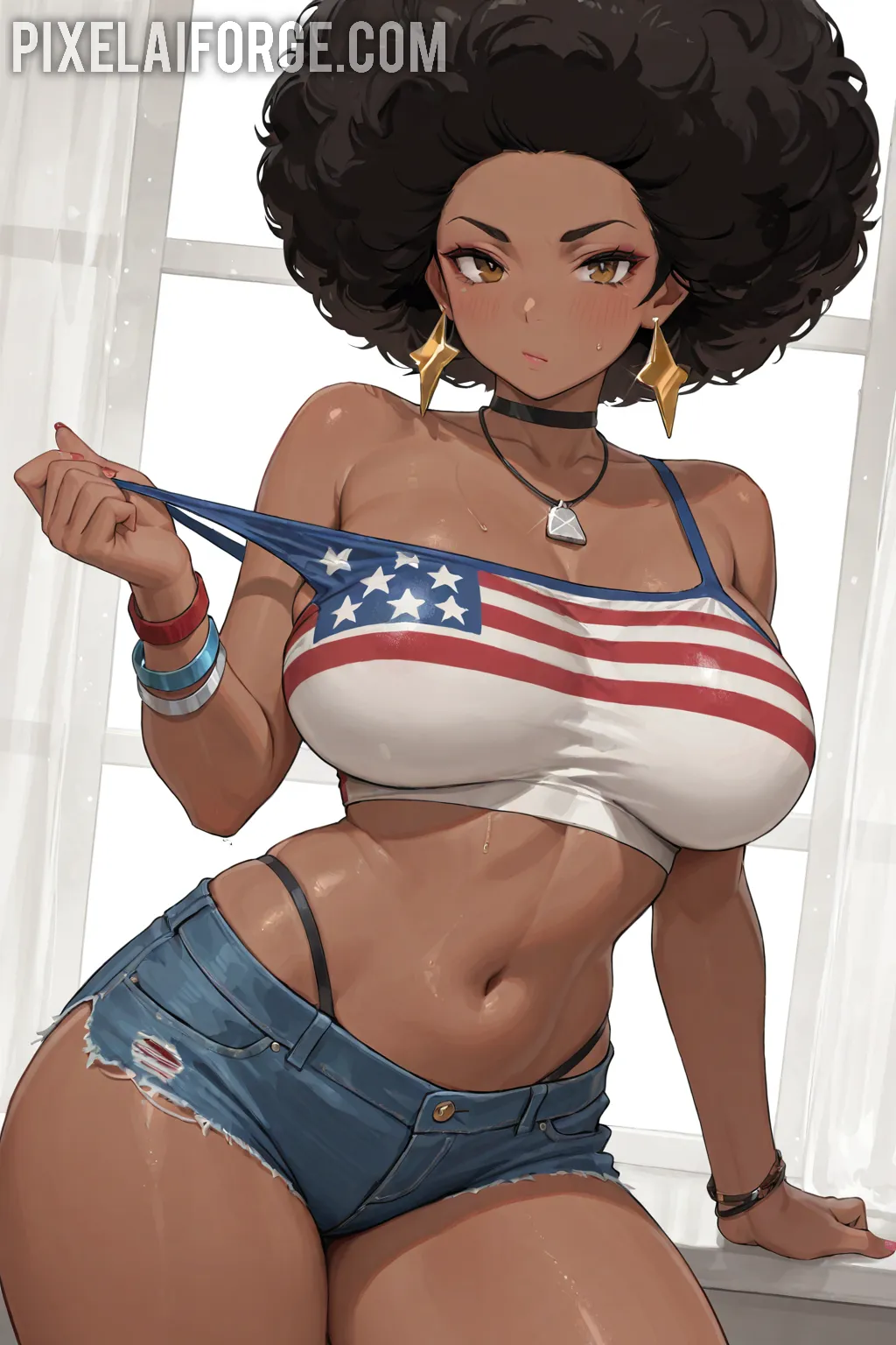 Arte hentai ilustración increíble de Posados Eroticos generado por IA