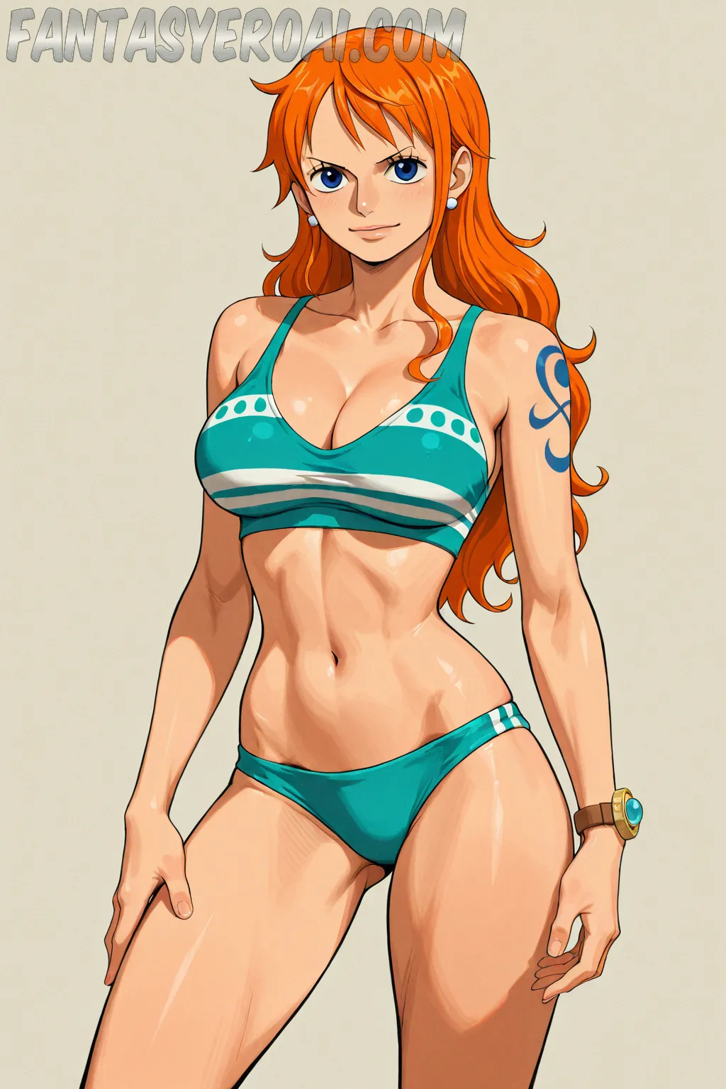 Arte hentai ilustración increíble de Practicar Yoga Desnudas Es La Nueva Moda Del Fitness generado por IA