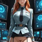 Arte hentai ilustración increíble de Preciosidades Desnudas generado por IA