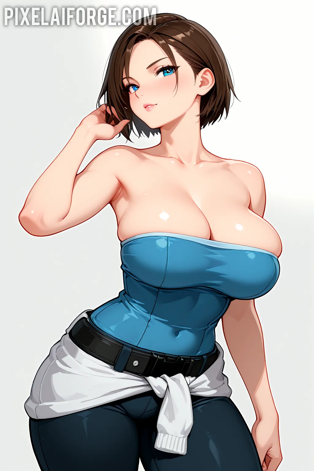 Arte hentai ilustración increíble de Programa Bolonia generado por IA