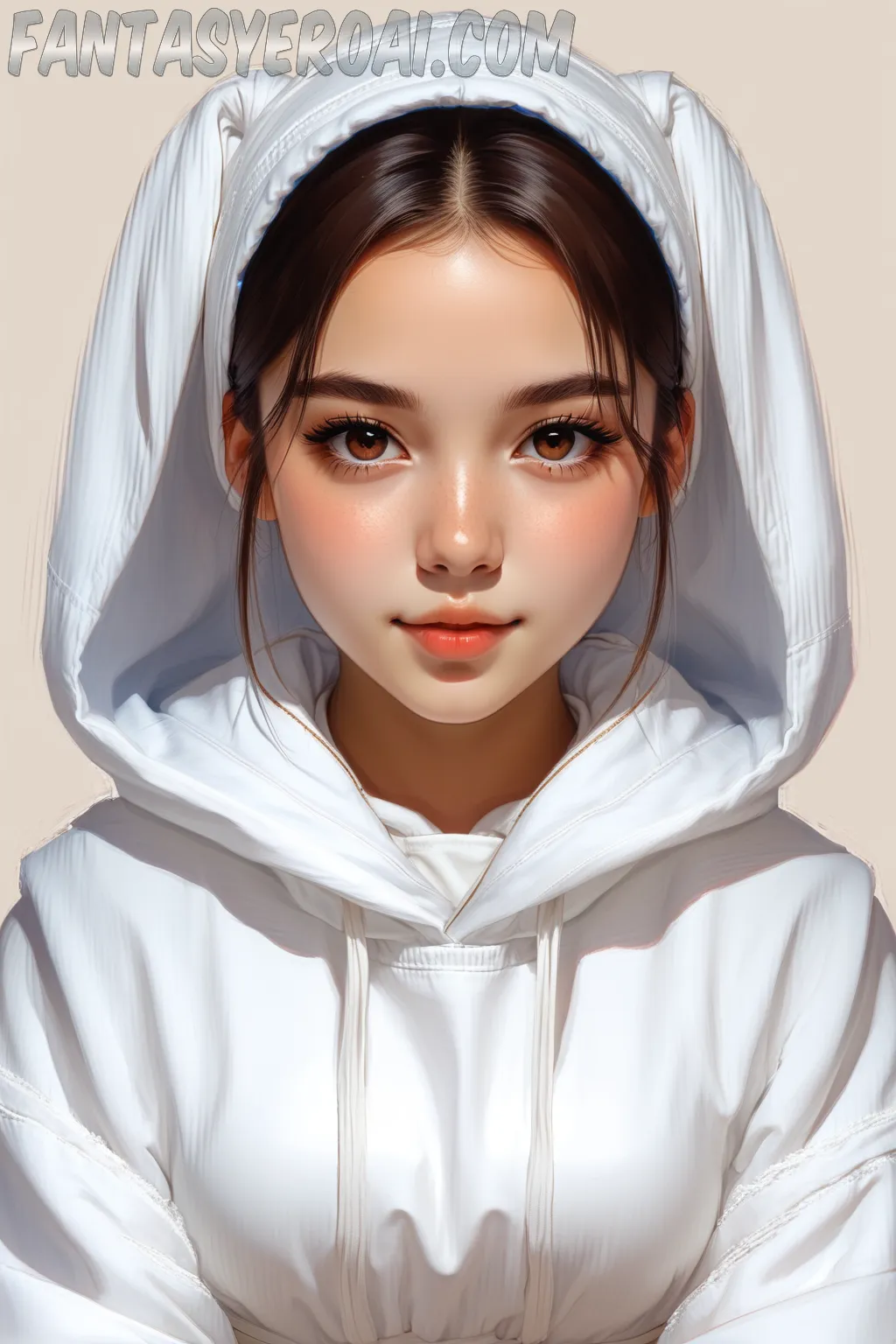 Arte hentai ilustración increíble de Public Nude generado por IA