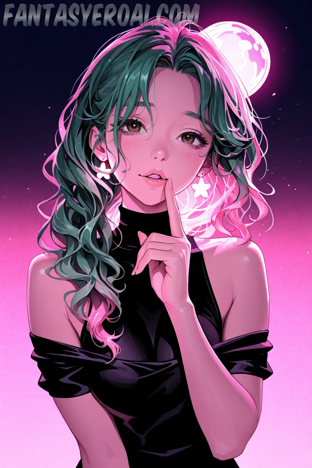 Arte hentai ilustración increíble de Quedan Guapas generado por IA