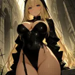 Arte hentai ilustración increíble de Rachel Cook Exotica Belleza En La Playa generado por IA