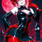 Arte hentai ilustración increíble de Rafaela Ravena Desnuda En Lenceria Neg generado por IA