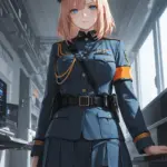 Arte hentai ilustración increíble de Redhead Babe generado por IA