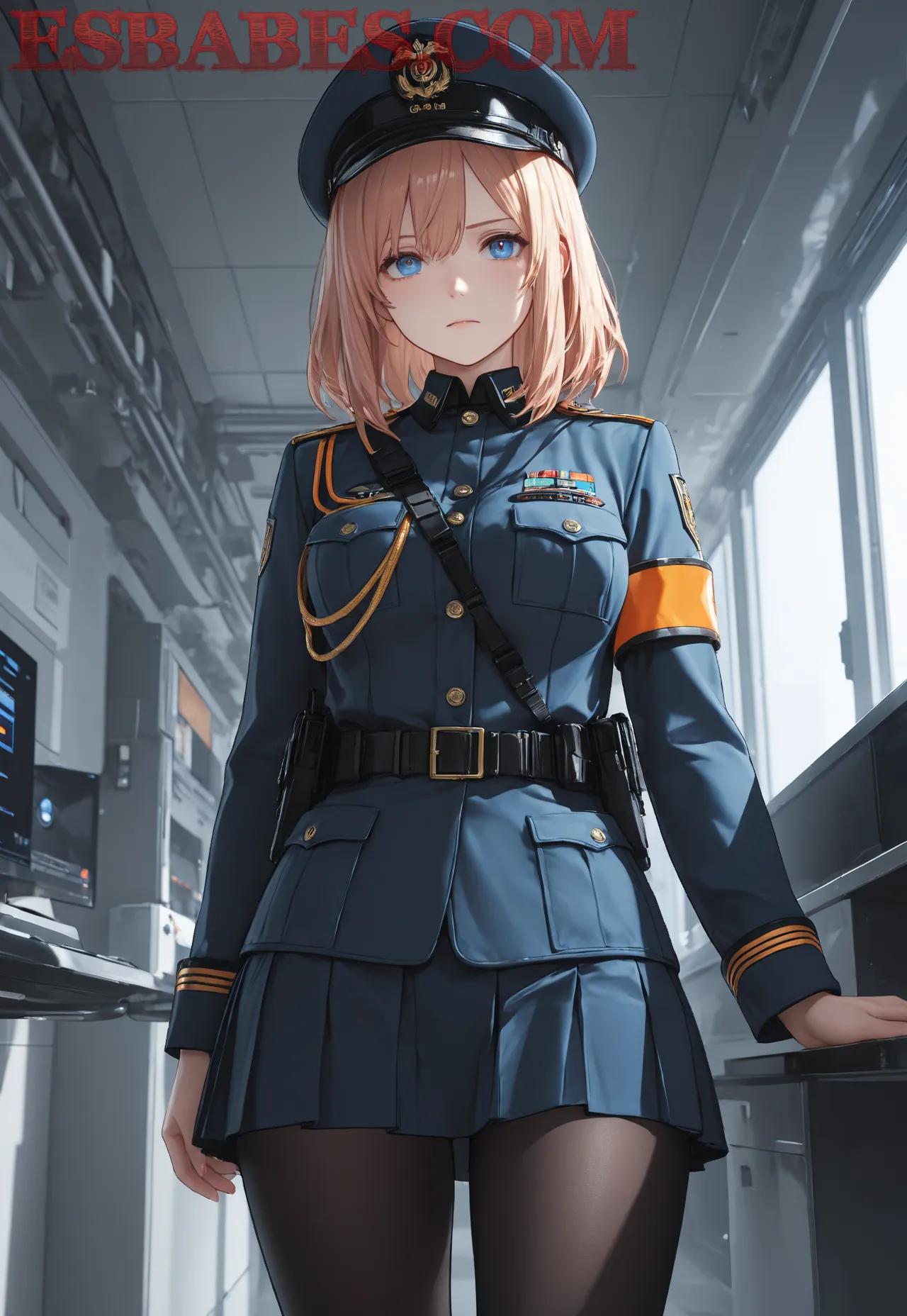 Arte hentai ilustración increíble de Redhead Babe generado por IA