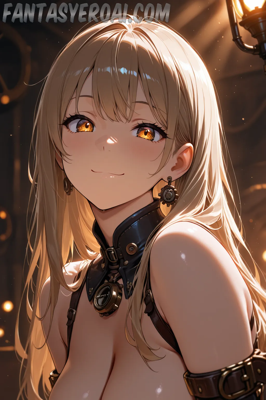 Arte hentai ilustración increíble de Retro Chicas Americanas Desnudas generado por IA