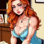 Arte hentai ilustración increíble de Retro Elegance The Beauty Of Naturally Bare Bodies generado por IA