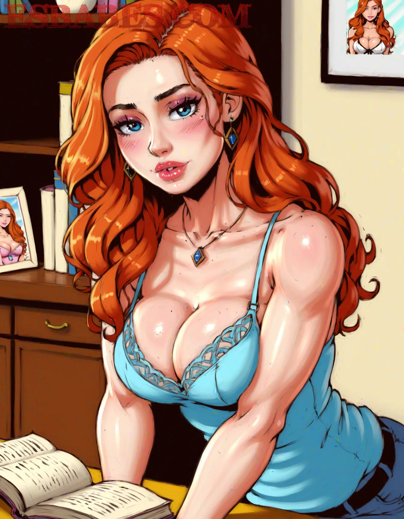 Arte hentai ilustración increíble de Retro Elegance The Beauty Of Naturally Bare Bodies generado por IA