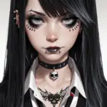 Arte hentai ilustración increíble de Roberta Berti Redhead Nude generado por IA