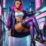 Arte hentai ilustración increíble de Rock Erotico generado por IA
