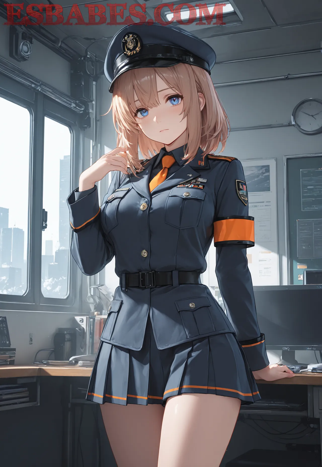 Arte hentai ilustración increíble de Rubia Atrevida generado por IA