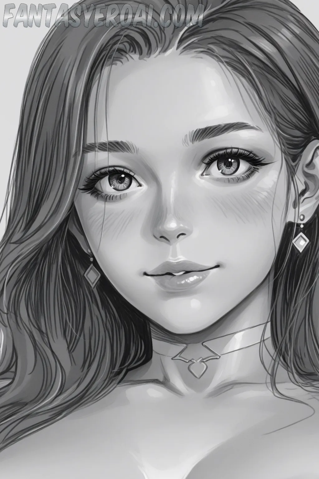 Arte hentai ilustración increíble de Rubia De Ojos Claros Te Muestra Su Vulva generado por IA