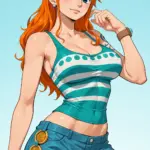 Arte hentai ilustración increíble de Rubias Sensuales generado por IA