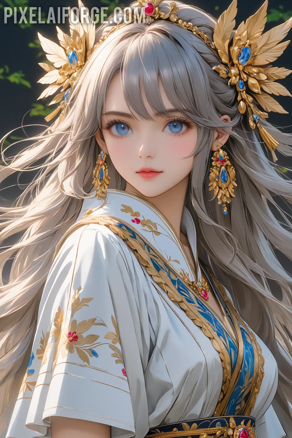 Arte hentai ilustración increíble de Rubita Muy Linda generado por IA