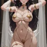 Arte hentai ilustración increíble de Rusa Erotica Monocromo generado por IA