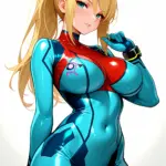 Arte hentai ilustración increíble de Sabrina Nichole Tetas generado por IA