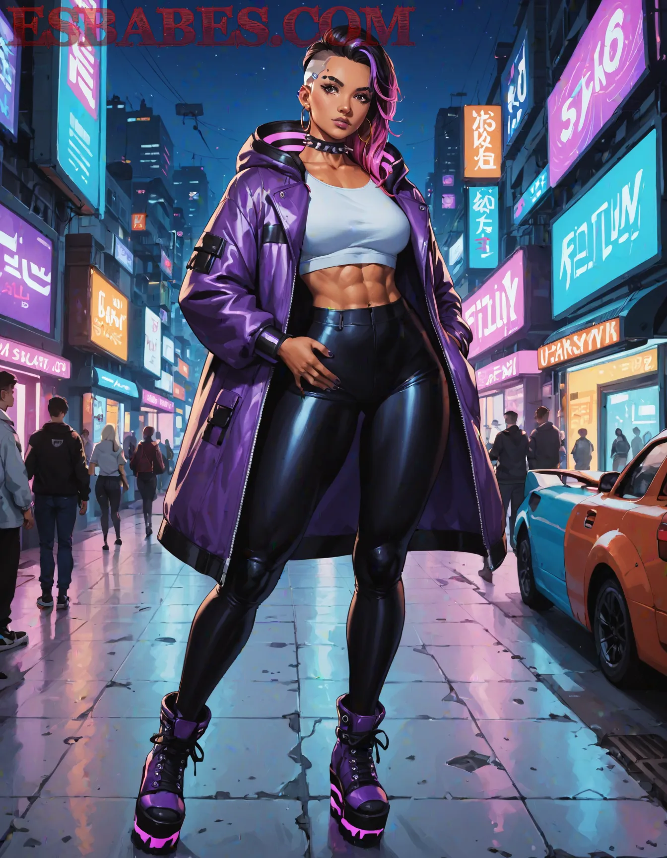 Arte hentai ilustración increíble de Salvajadas De Miedo Por Halloween generado por IA