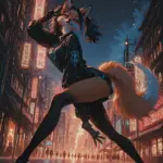 Arte hentai ilustración increíble de Sarah Louise Harris Sexy generado por IA