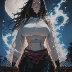 Arte hentai ilustración increíble de Sarah Nicol Sexy generado por IA