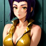 Arte hentai ilustración increíble de Sarah Summers Nude Boobs generado por IA