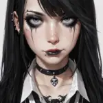 Arte hentai ilustración increíble de Selfies Black Nude Photos generado por IA